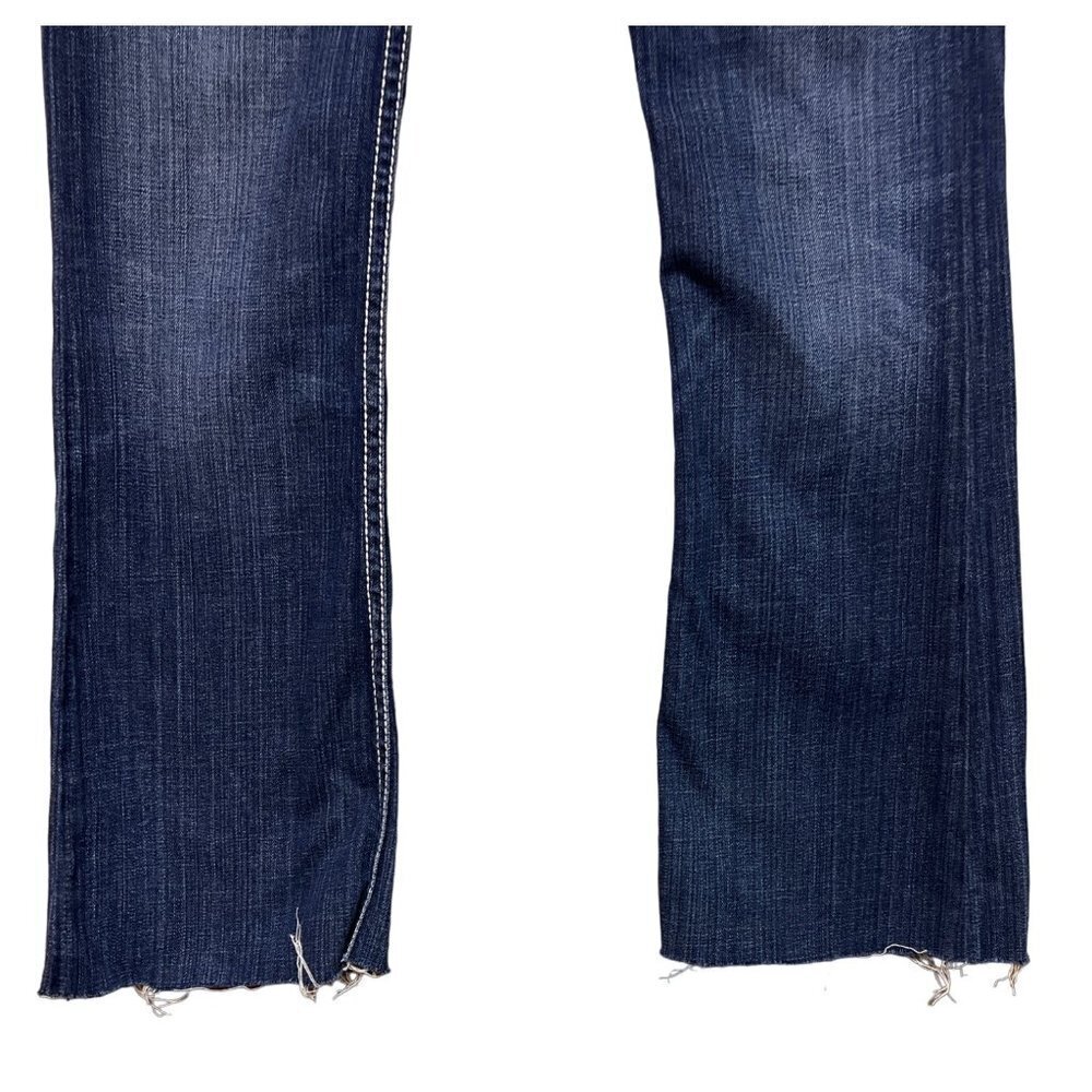 BKE Starlite Mid Rise Denim Blue Jeans Cut Off Pants Women's Size 28 - Picture 4 of 13